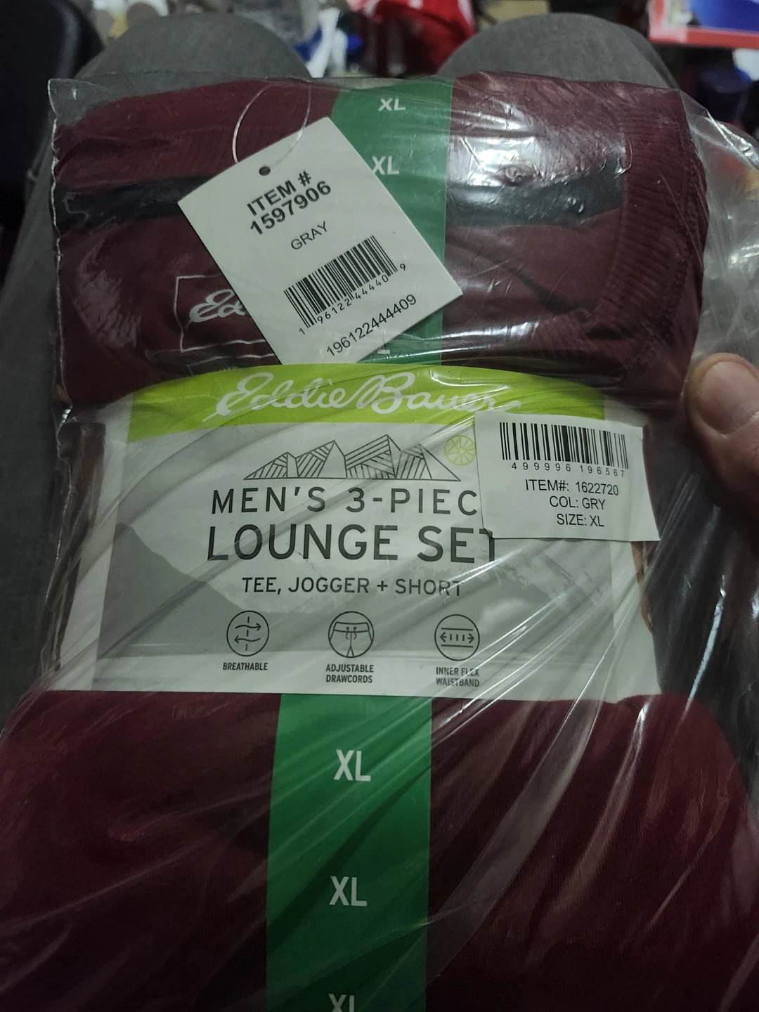 Eddie Bauer Men's 3-Piece Lounge Set
