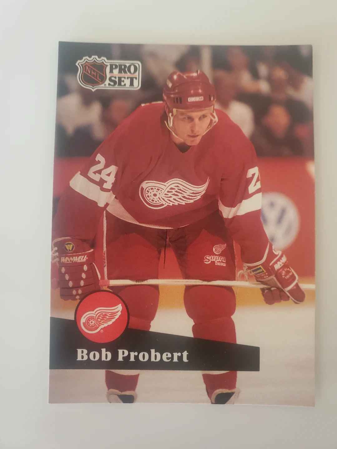 Bob Probert Detroit Red Wings Hockey Card