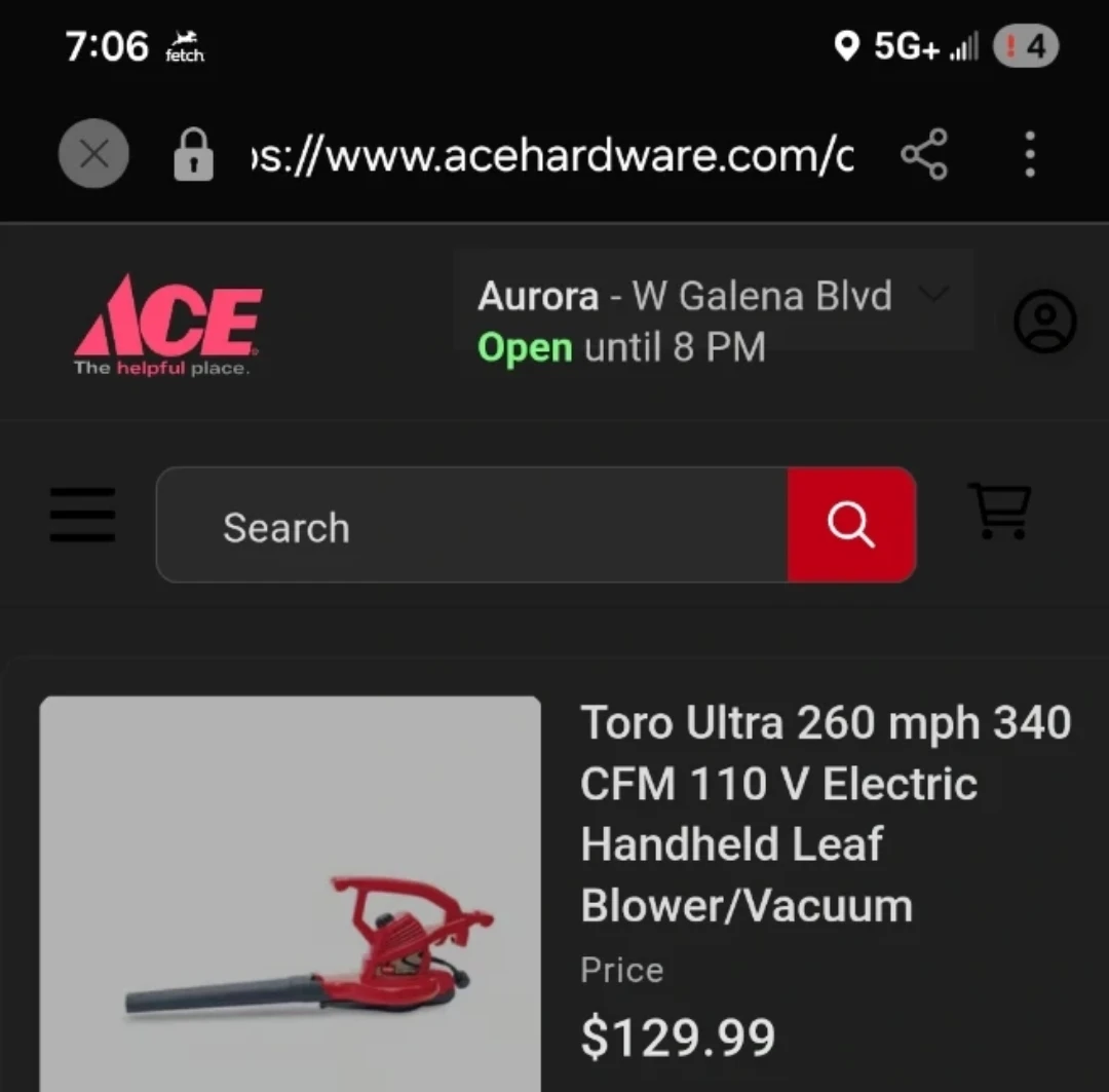 Toro Ultra 260 mph 340 CFM Electric Leaf Blower/Vacuum