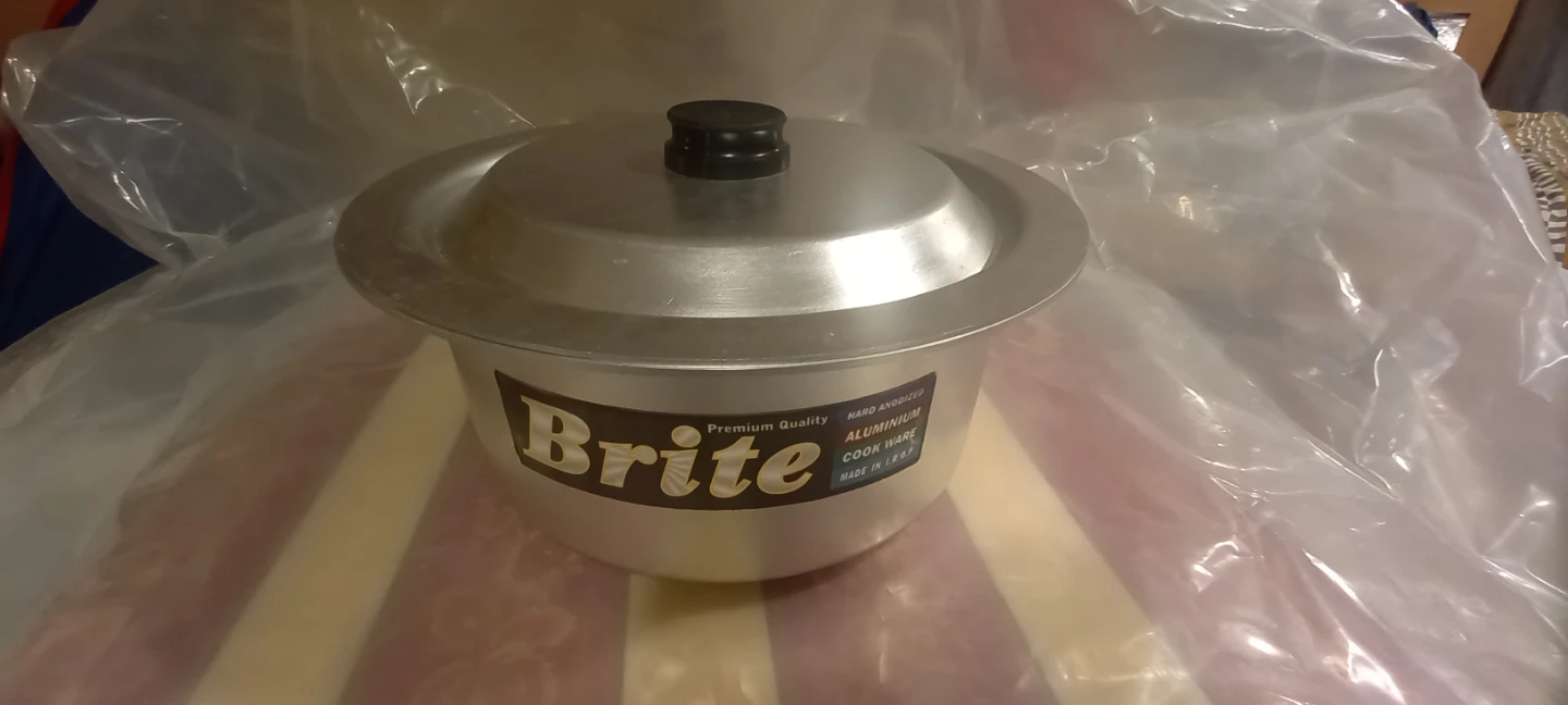 3 sizes Brite Premium Quality Hard Anodized Aluminium Cookware