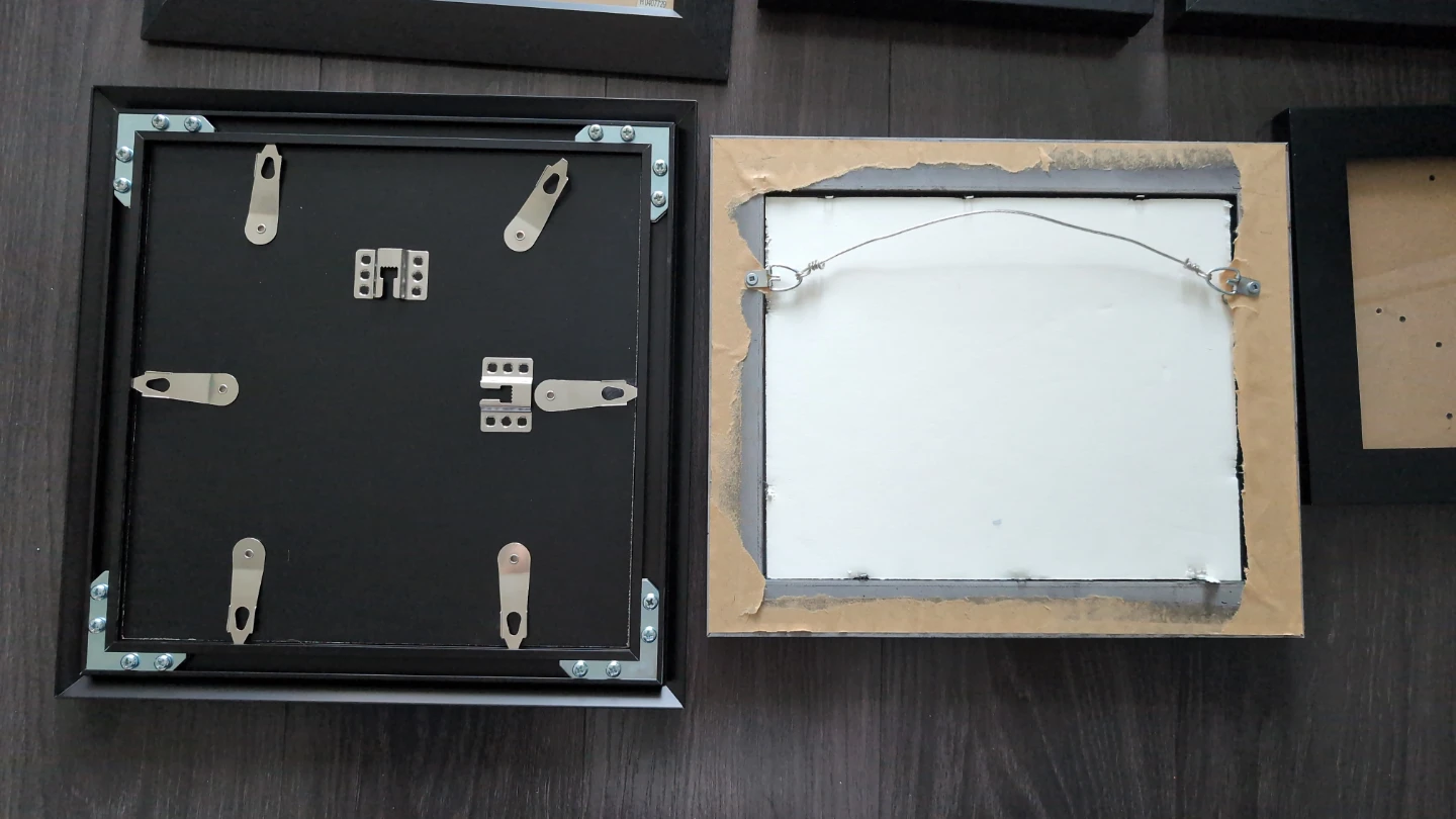 Assorted Black Picture Frames (price includes all 6) - photo 4