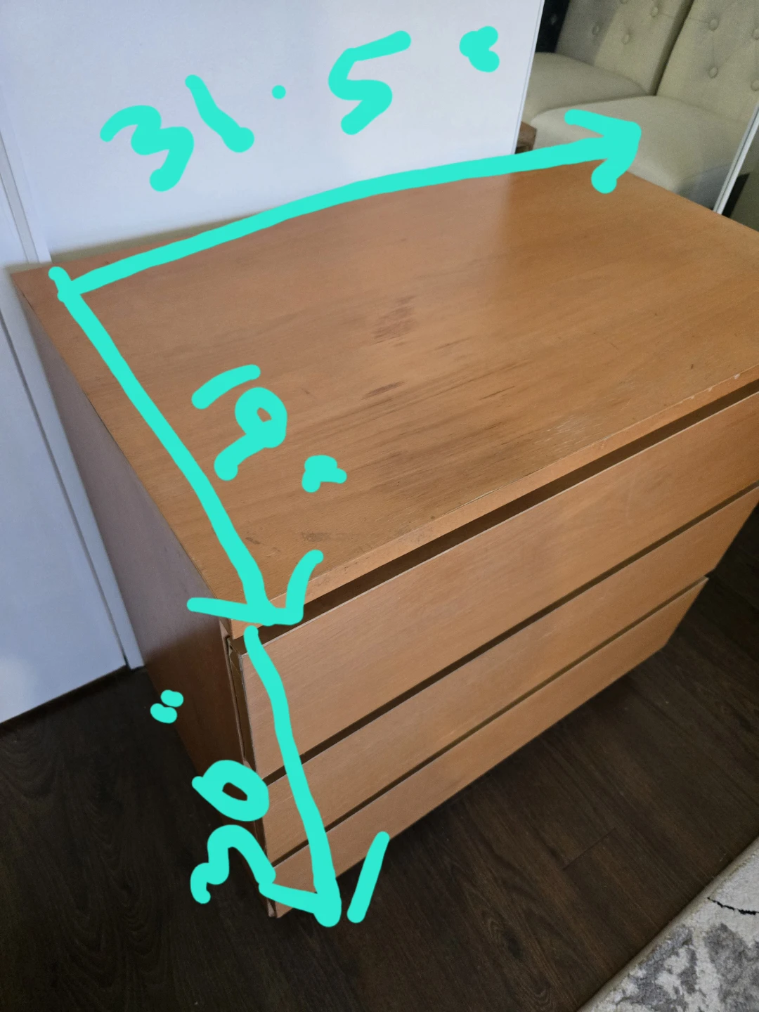 3 Drawer Chest - photo 5