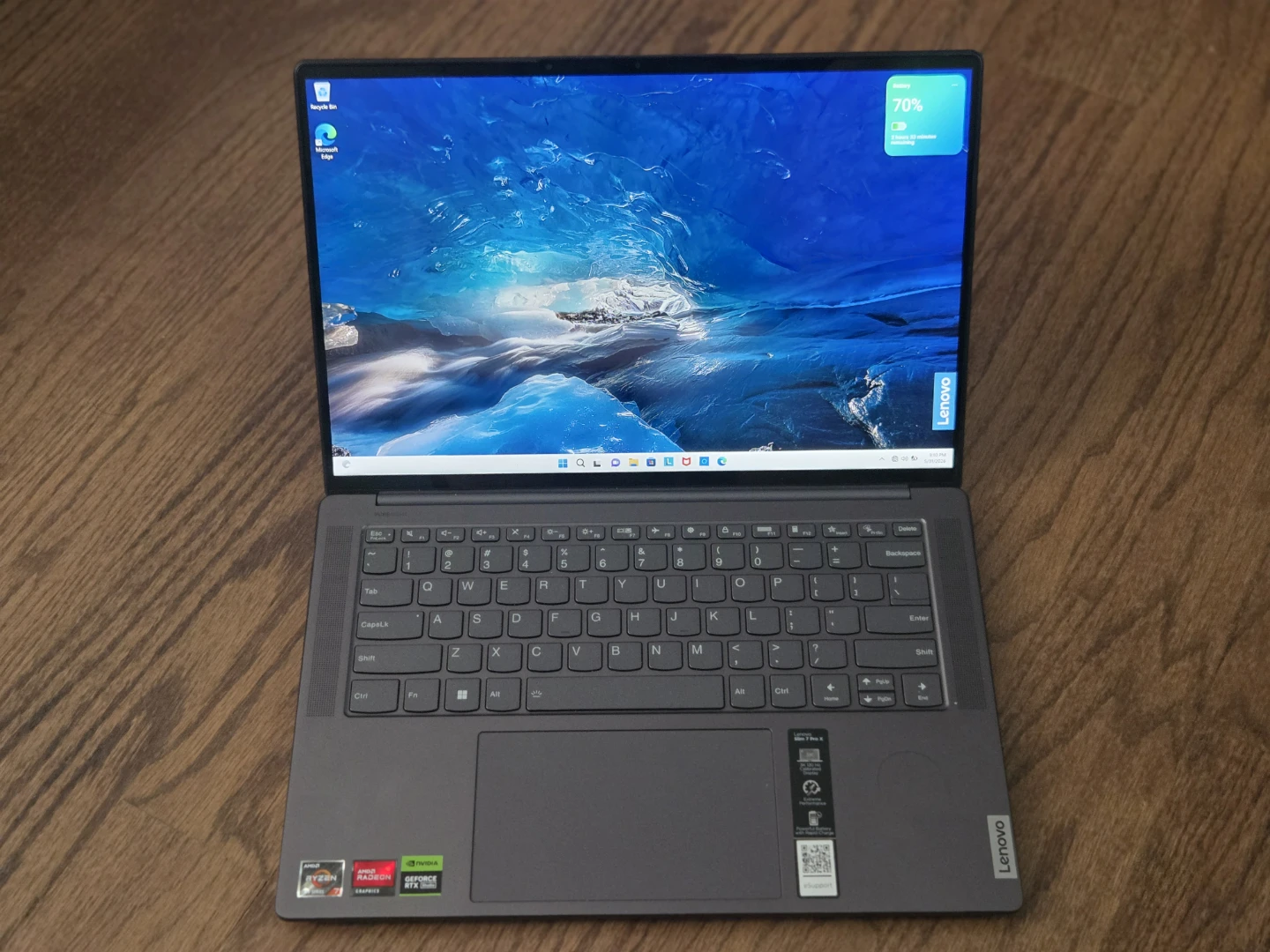 Lenovo  slim 7 rtx 3050 ryzen 7 gaming Laptop