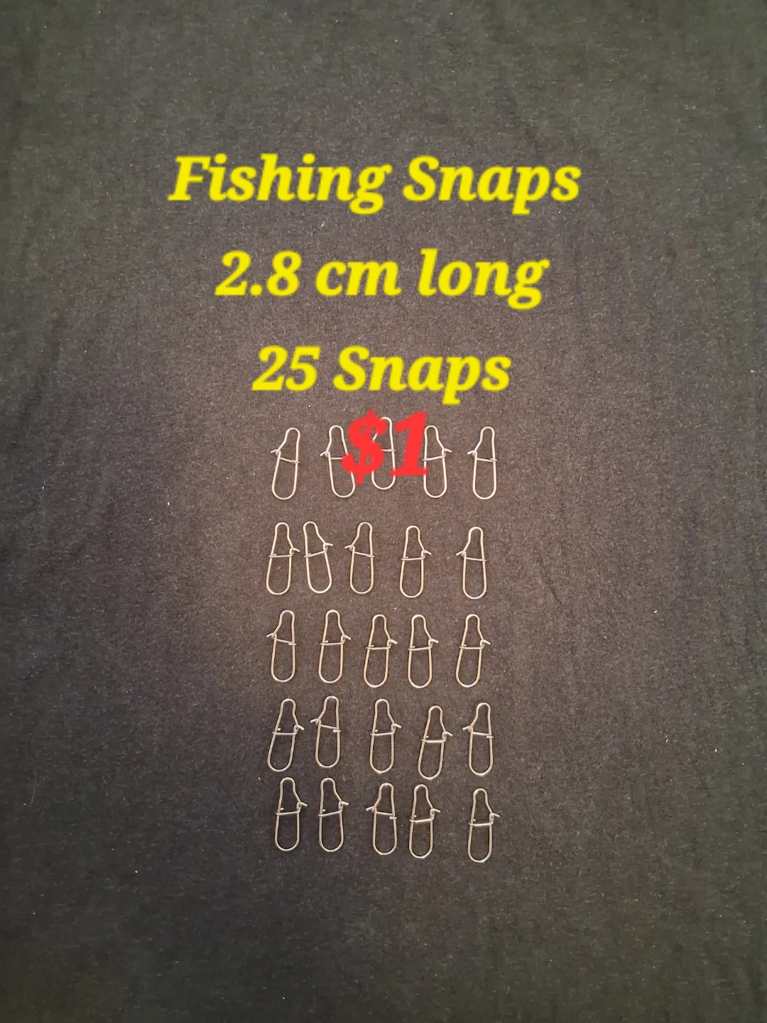 Fishing Snaps - 2.8 cm Long - photo 3