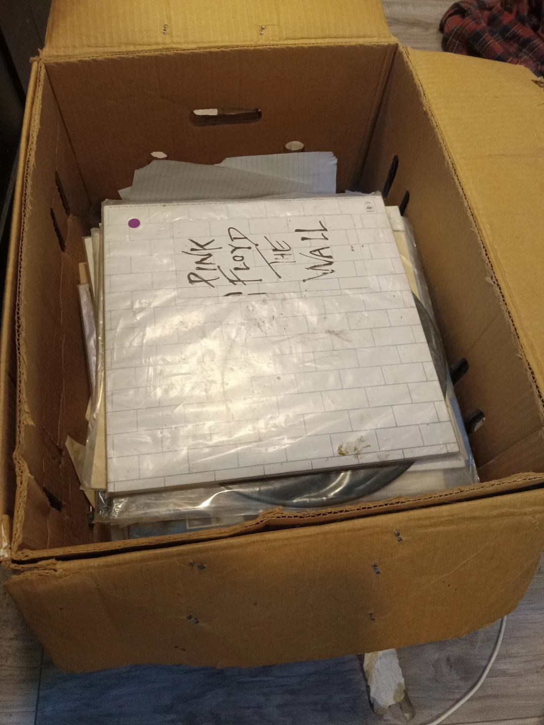 Box of old record
