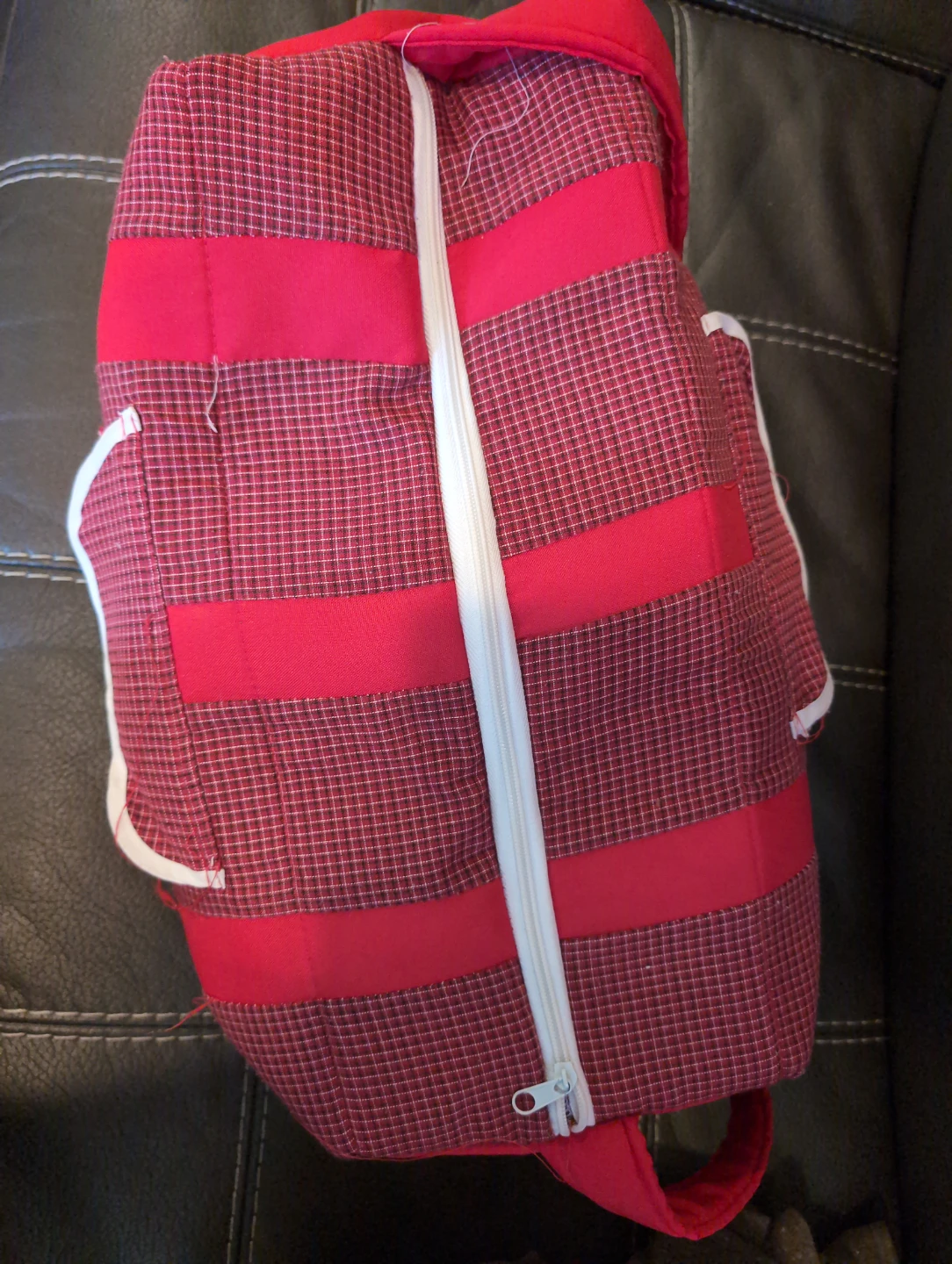 Red Toddler  Bag with Teddy Bear - photo 2