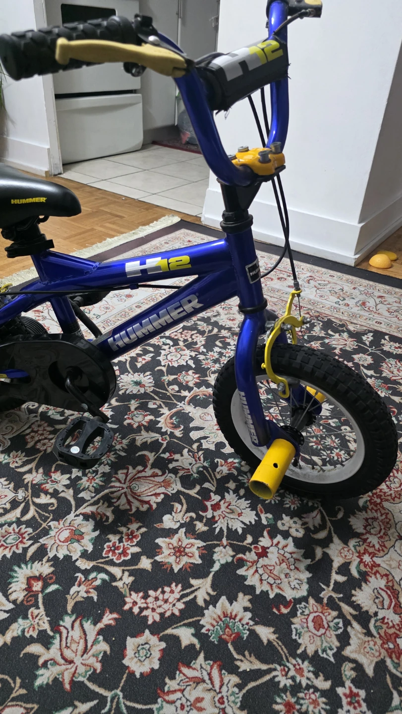Blue Hummer 12" Kids Bike