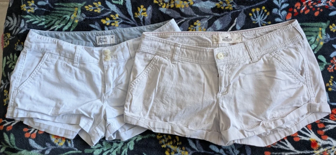 2 Pairs of Women's Shorts - Hollister & American Eagle