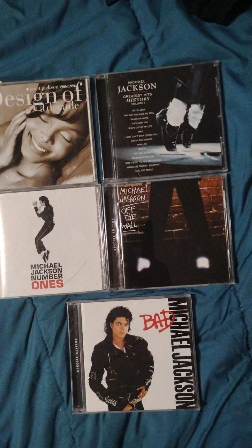 Michael Jackson & Janet Jackson CDs