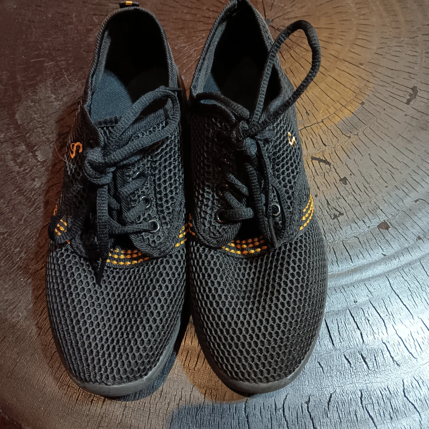 Black Mesh Sport Shoes sz 8 women's - photo 2