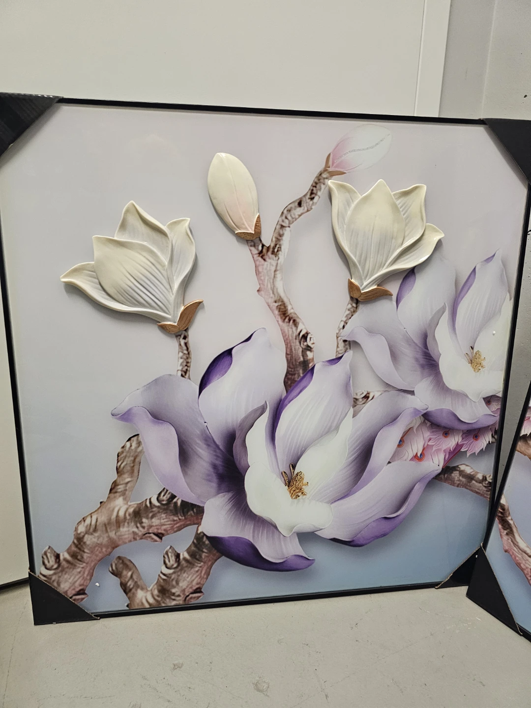 3D Peacock and Magnolia Wall Art Set - photo 2