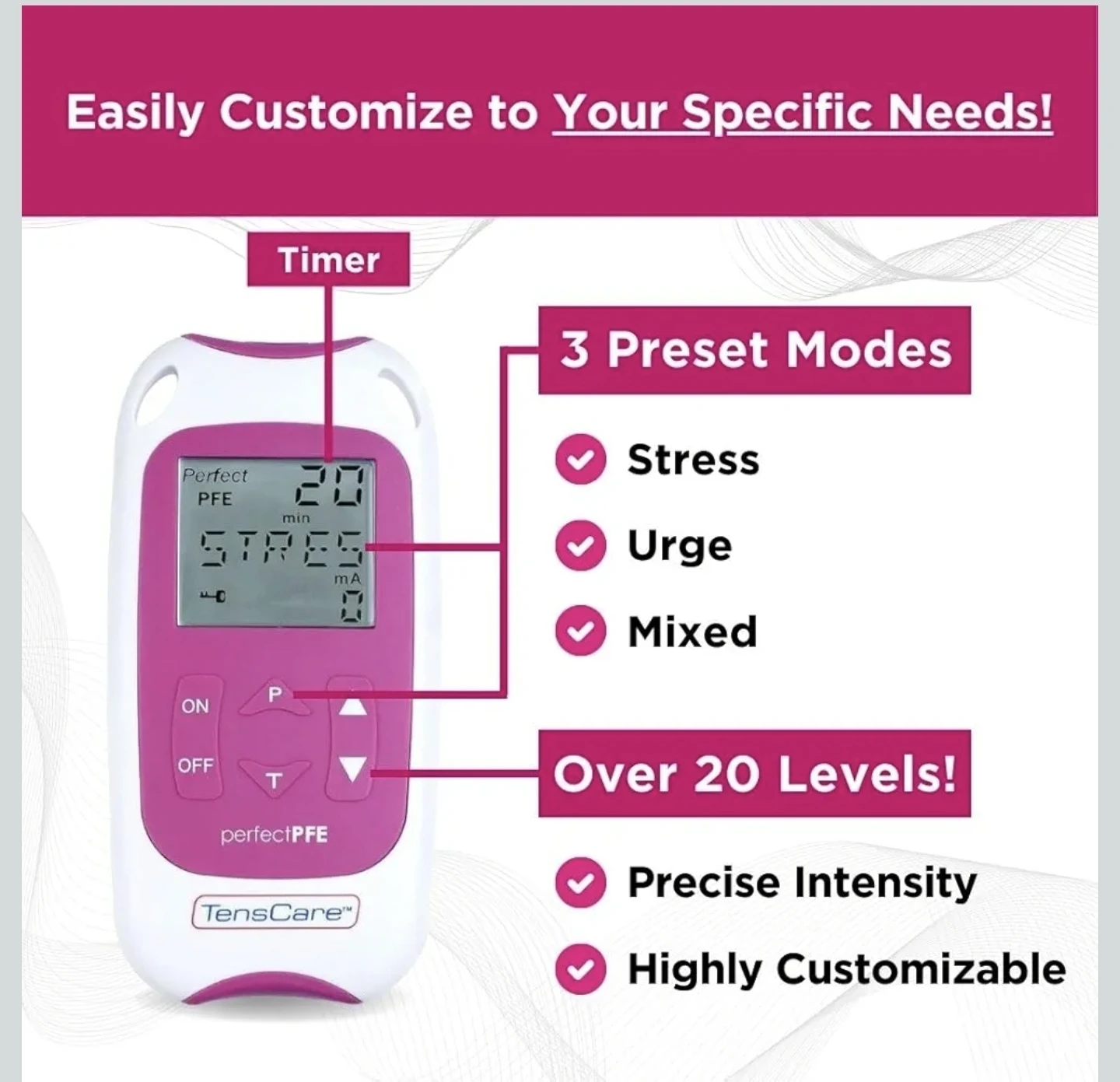 TensCare perfectPFE Pelvic Floor Exerciser - photo 5