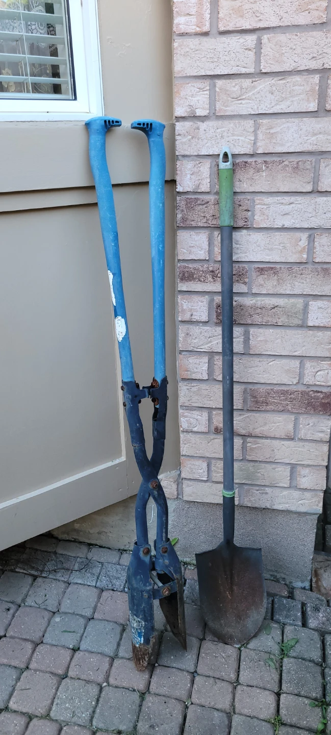 Manual Post Hole Digger and Shovel