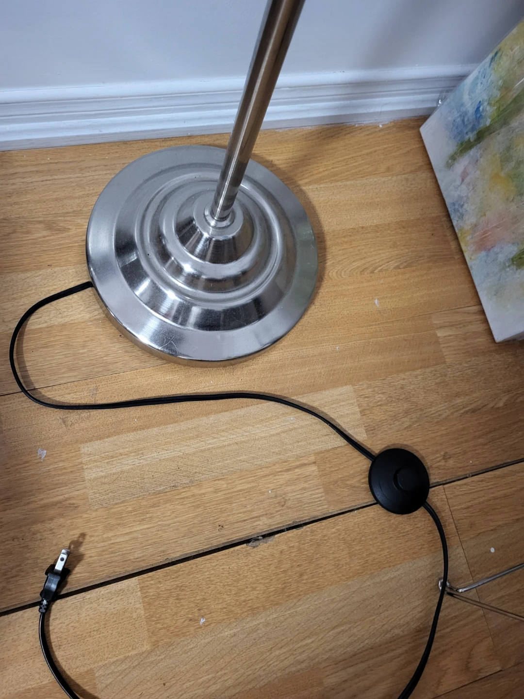 Adjustable Floor Lamp - Brushed Nickel (IKEA) - photo 3