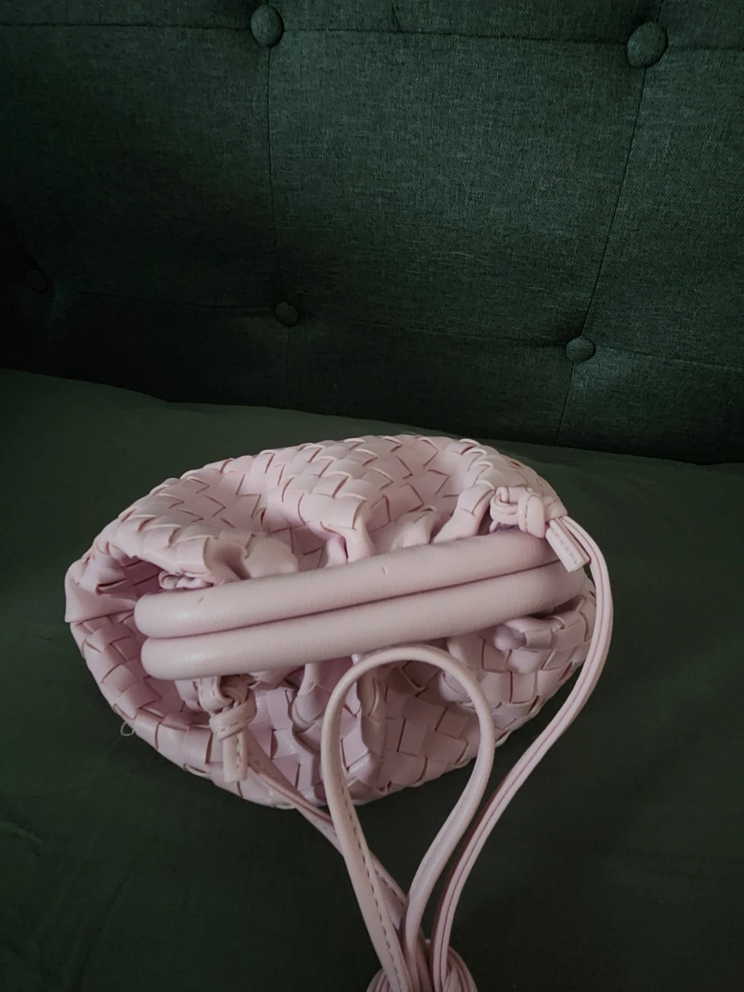 Like new Pink Woven Clutch Bag - photo 2