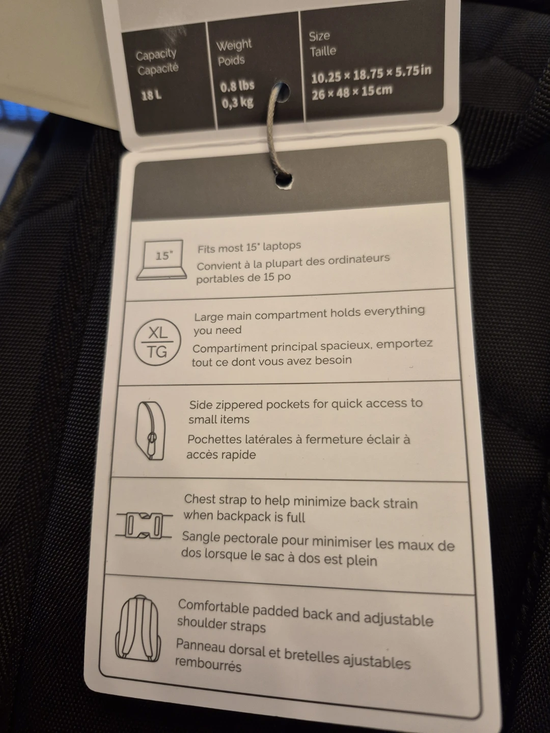 Bench. Backpack - Black - photo 2