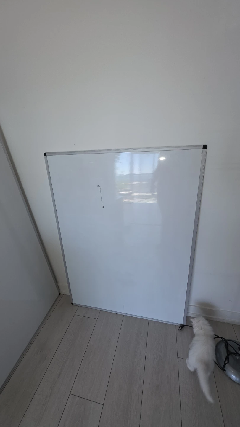 Whiteboard with Silver Frame