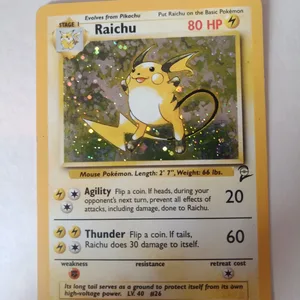 Pokemon Raichu Trading Card 16/130