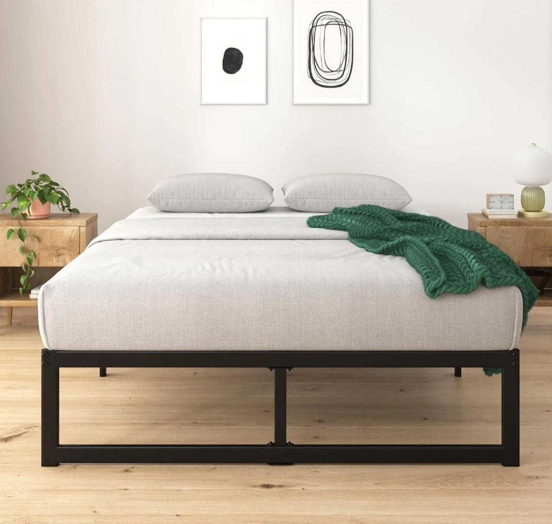 Black Metal full Bed Frame - photo 4