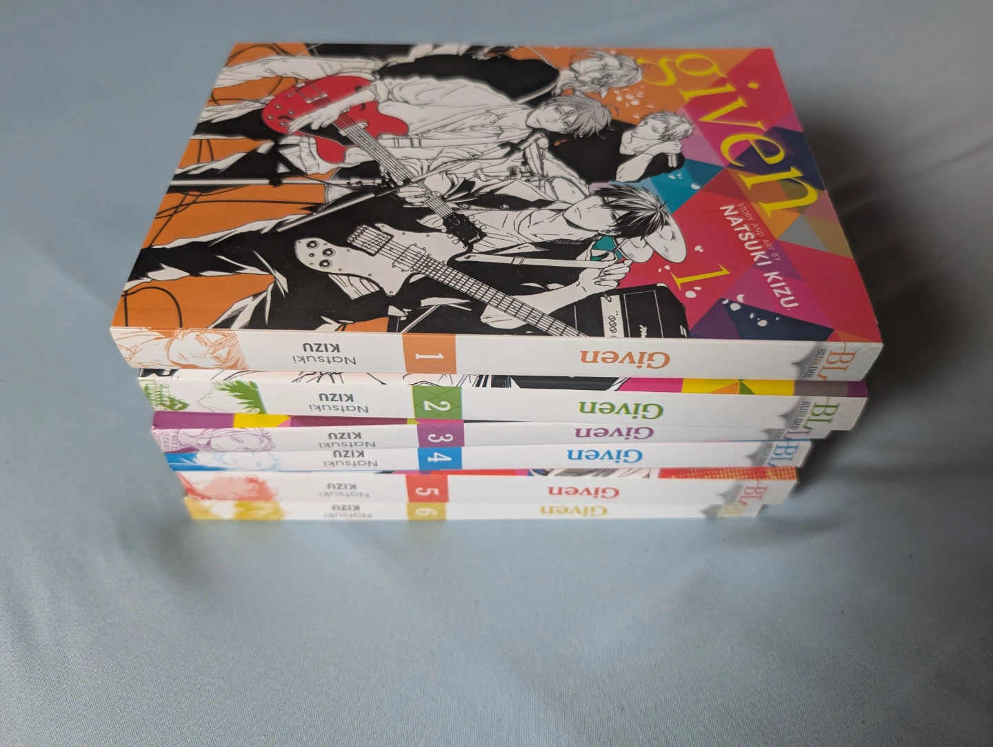 Given bl manga vol 1-6