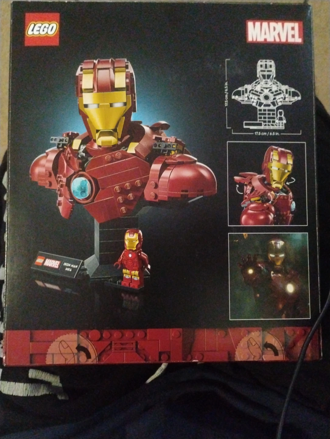 LEGO Marvel Iron Man Mk42 Bust Building Set 76327