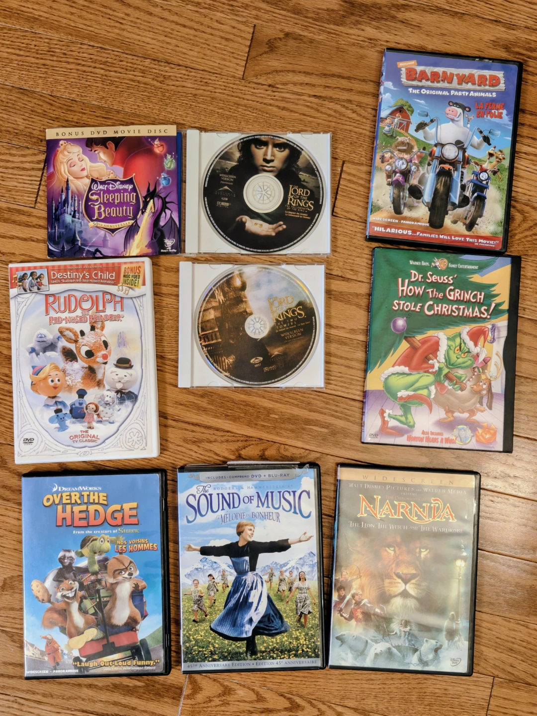 Assorted DVD Movies - Lord of the Rings, Narnia +