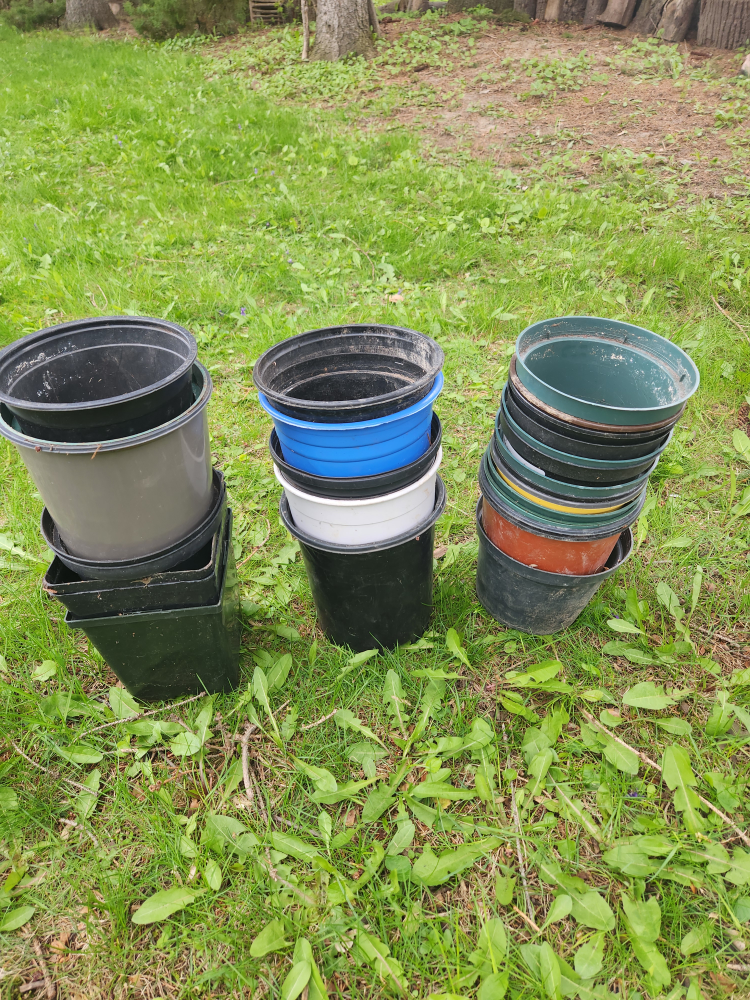 Assorted Plastic Plant Pots - Various Sizes - photo 3