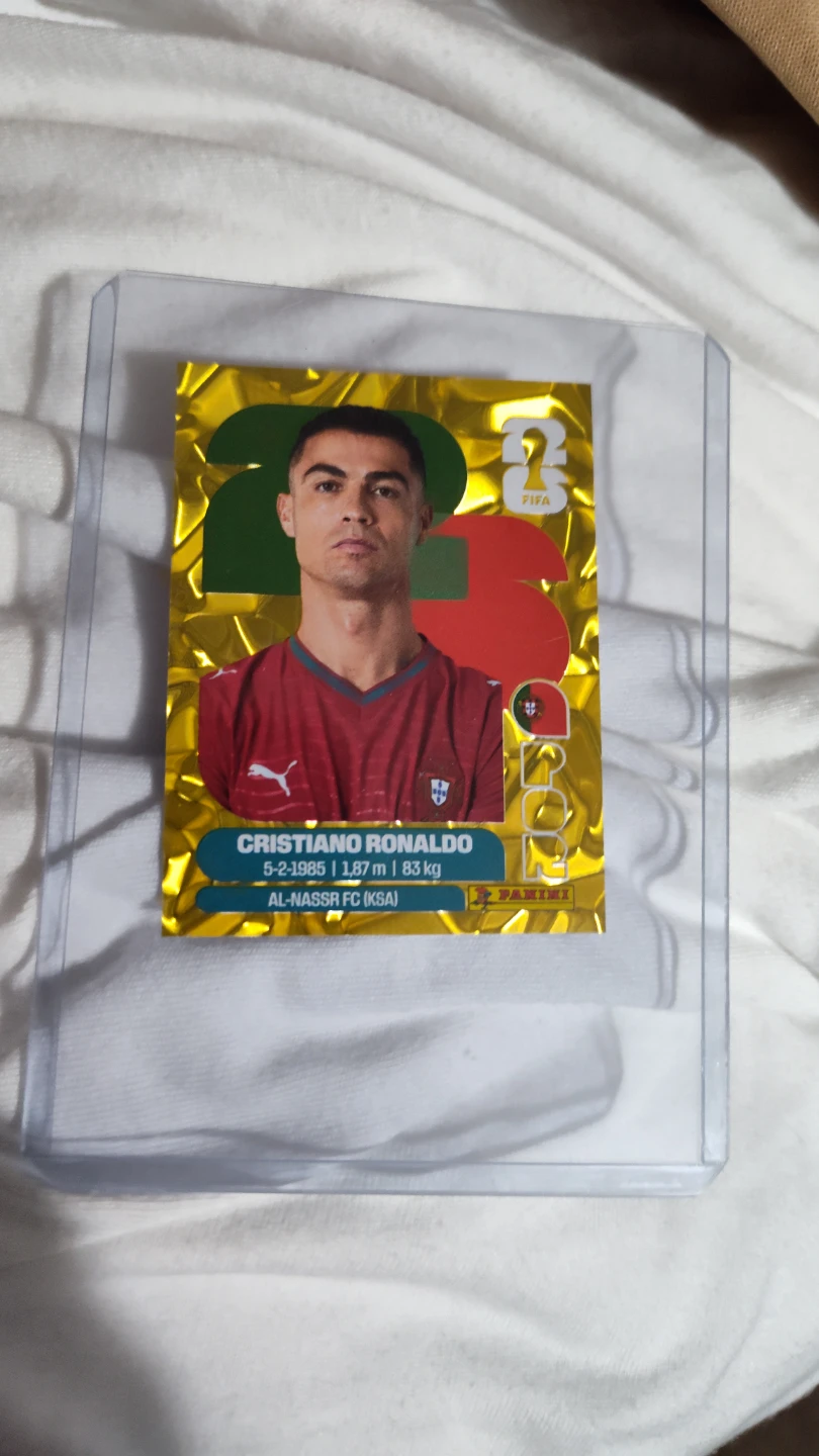 Cristiano Ronaldo FIFA World Cup 2026 Panini Sticker
