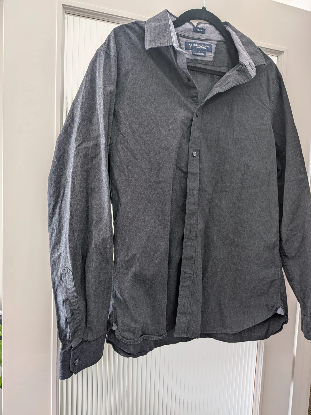 American Eagle Outfitters Men's Slim Fit Button-Up Shirt - photo 4