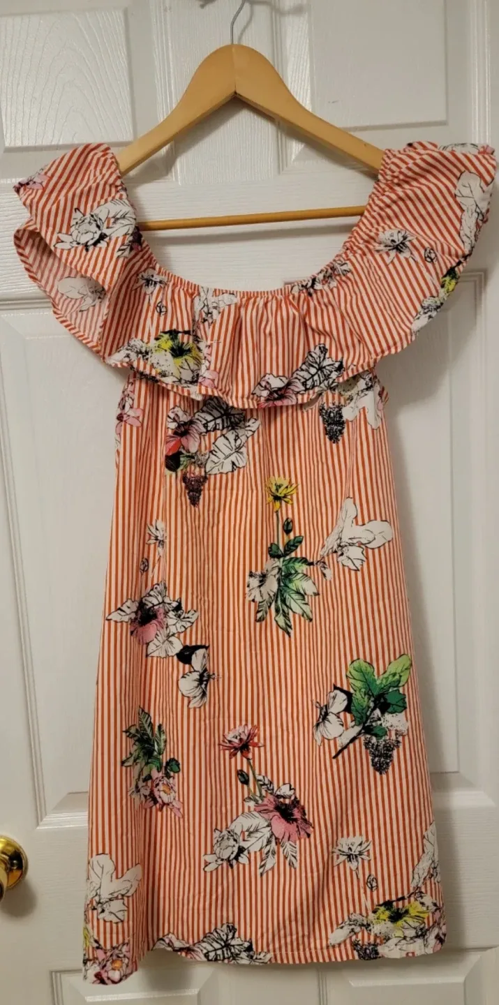 Velvet Heart Off-the-Shoulder Floral Dress Size M - photo 2