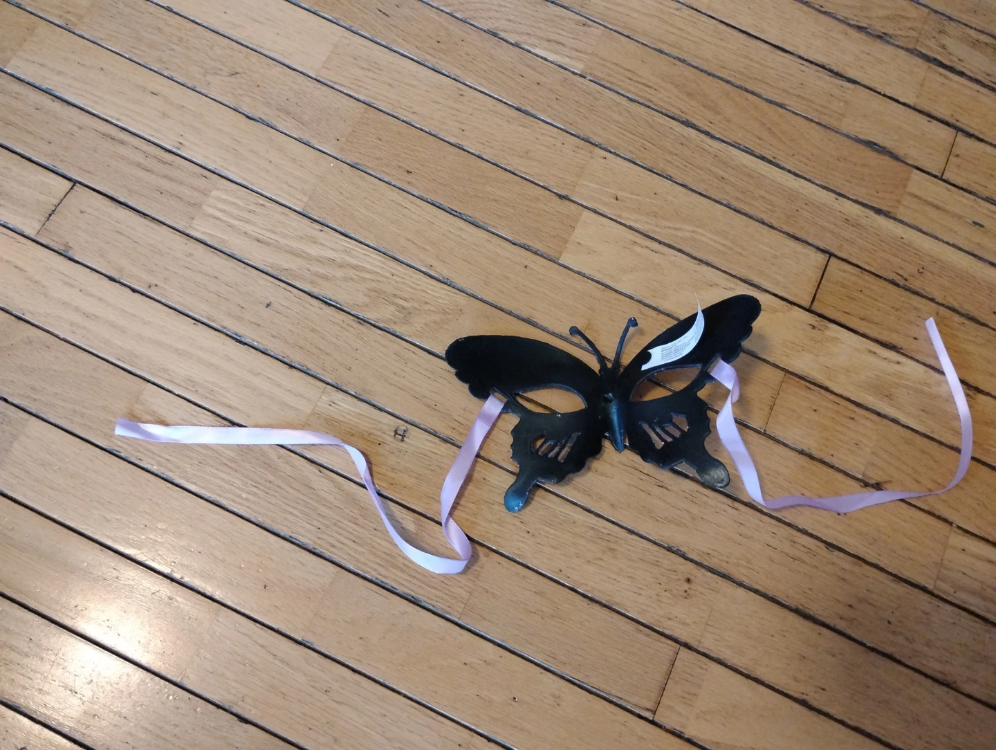 Butterfly Mask with Ribbons