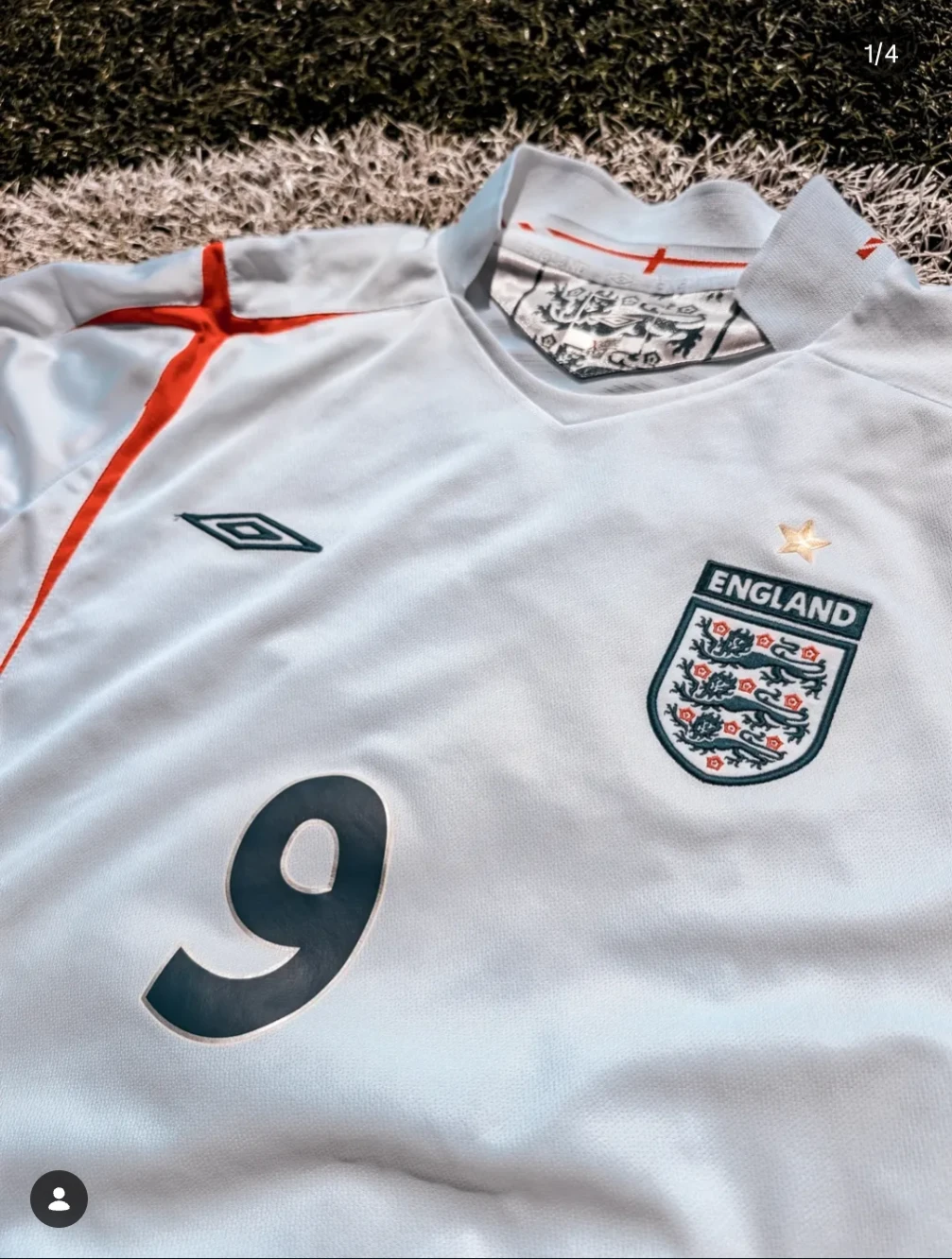 2005/07 England Home Kit XL