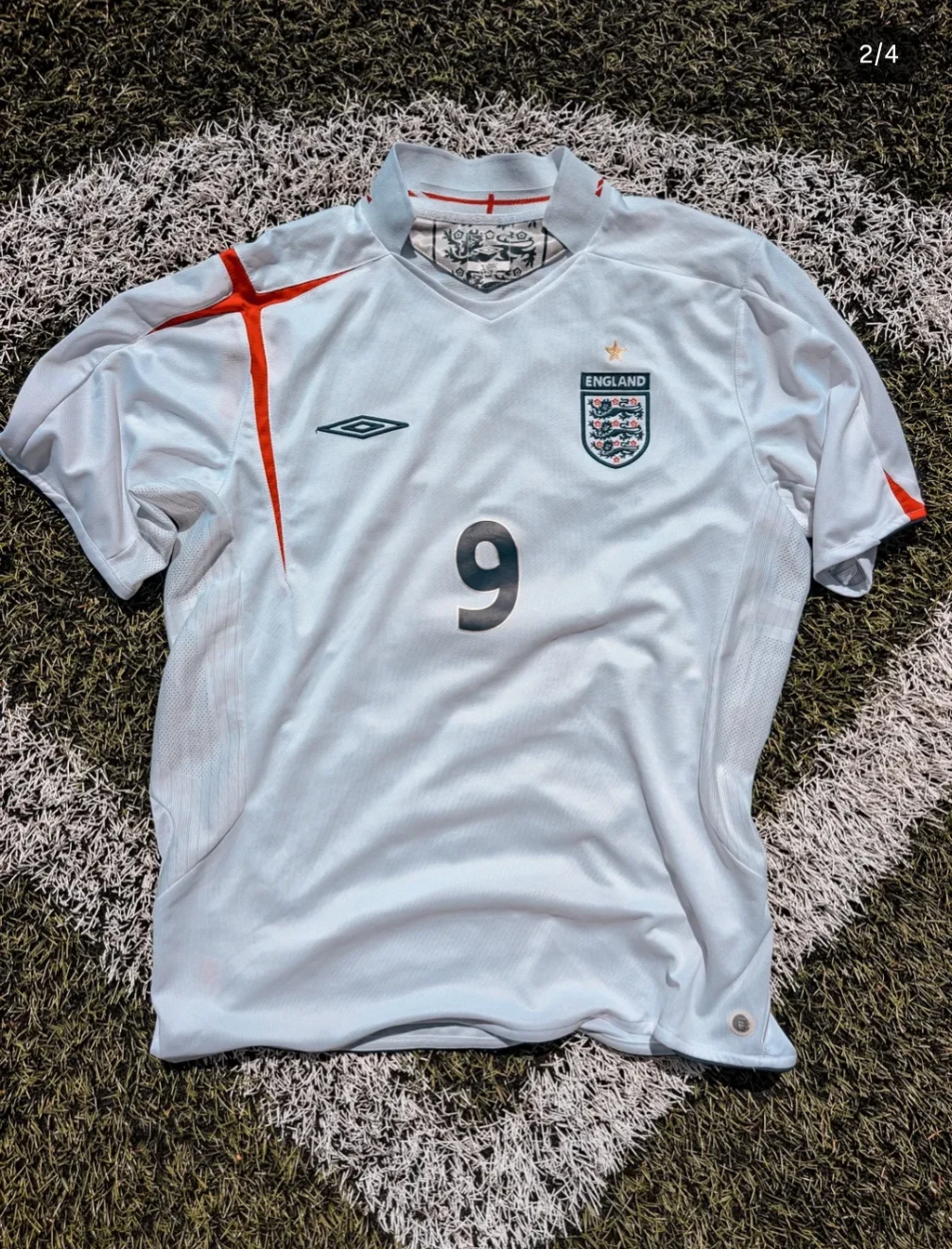 2005/07 England Home Kit XL - photo 2