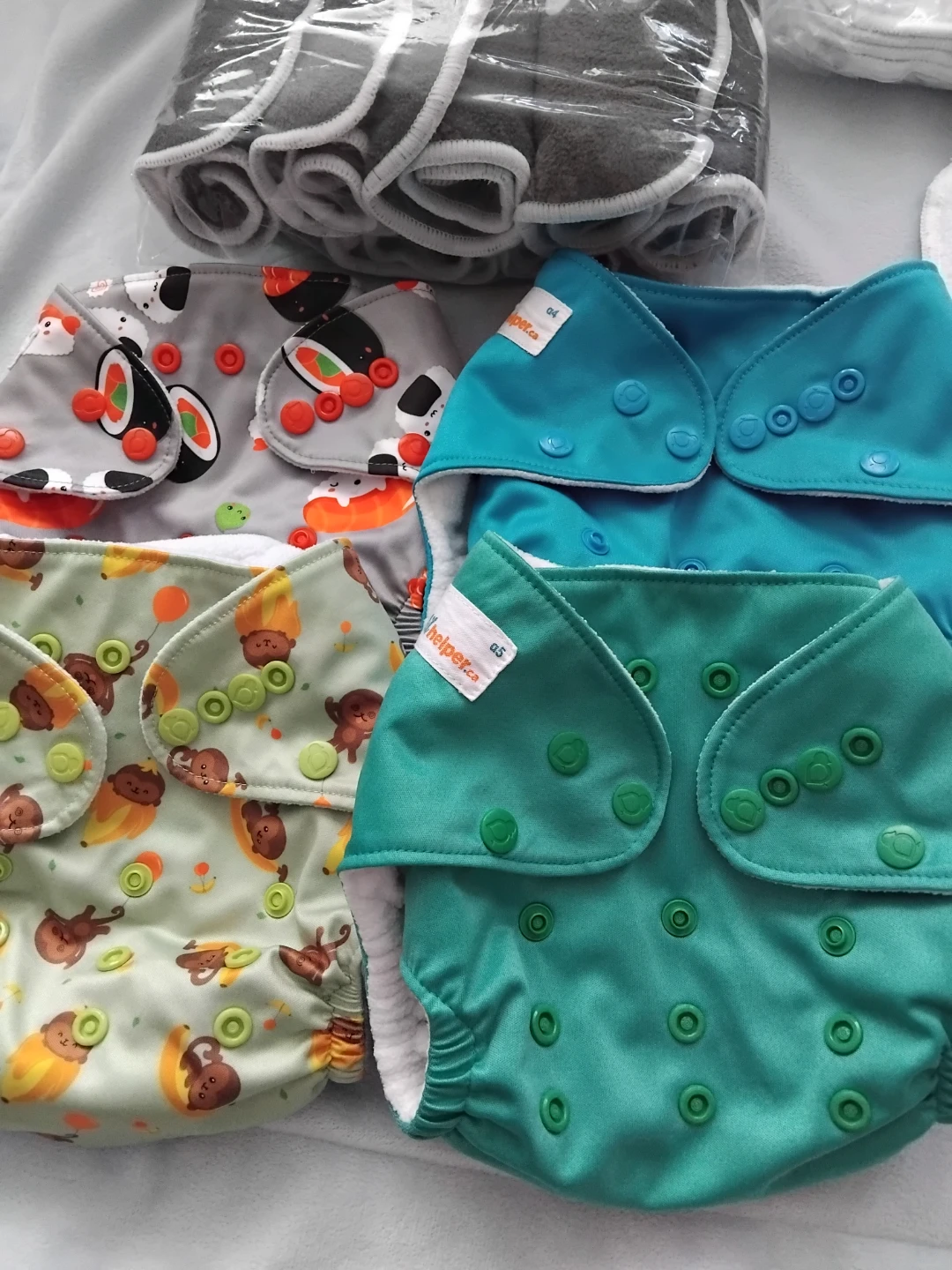 Lot of Cloth baby diapers - photo 2