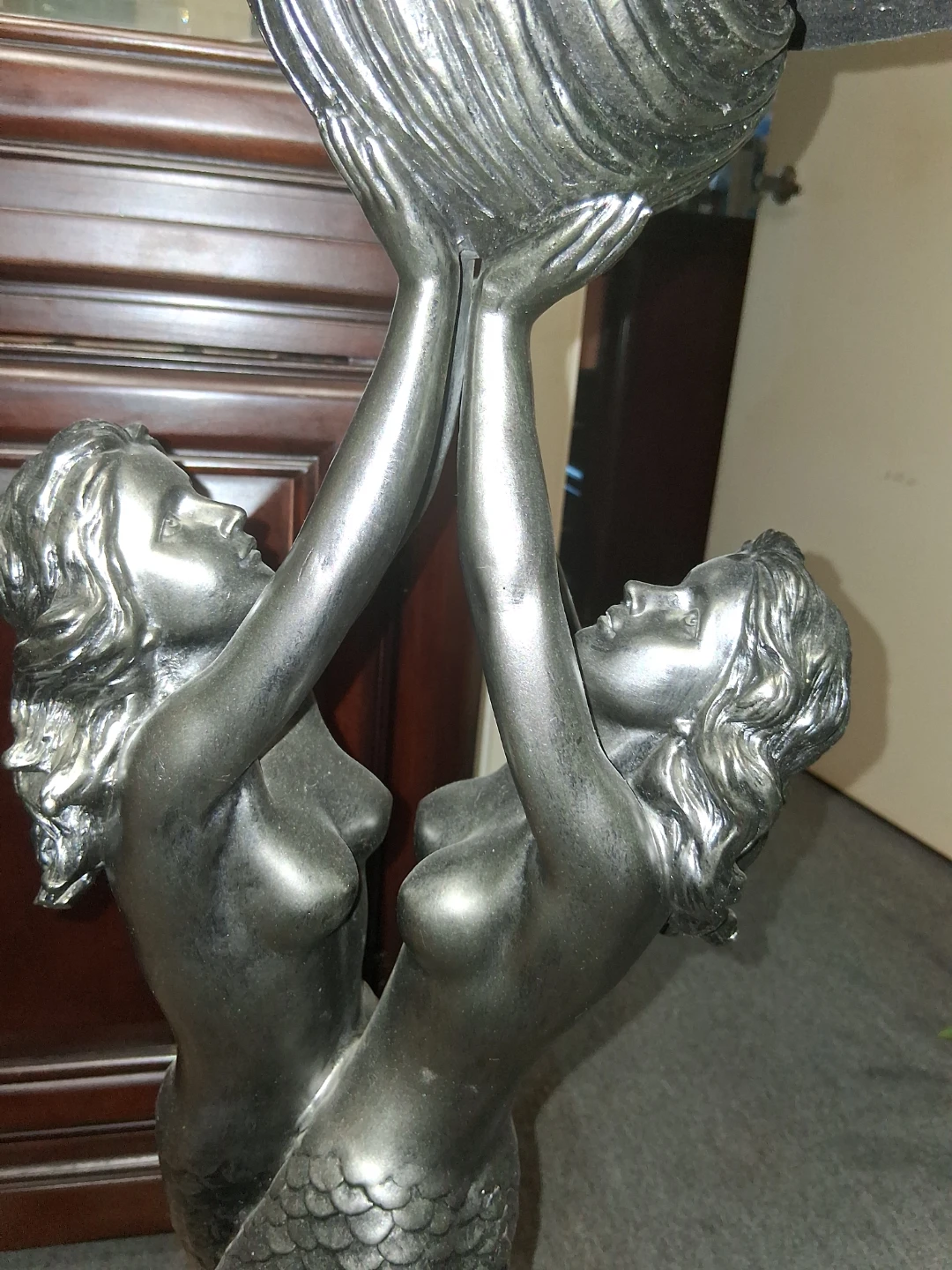 Statue of two mermaids decor. - photo 2