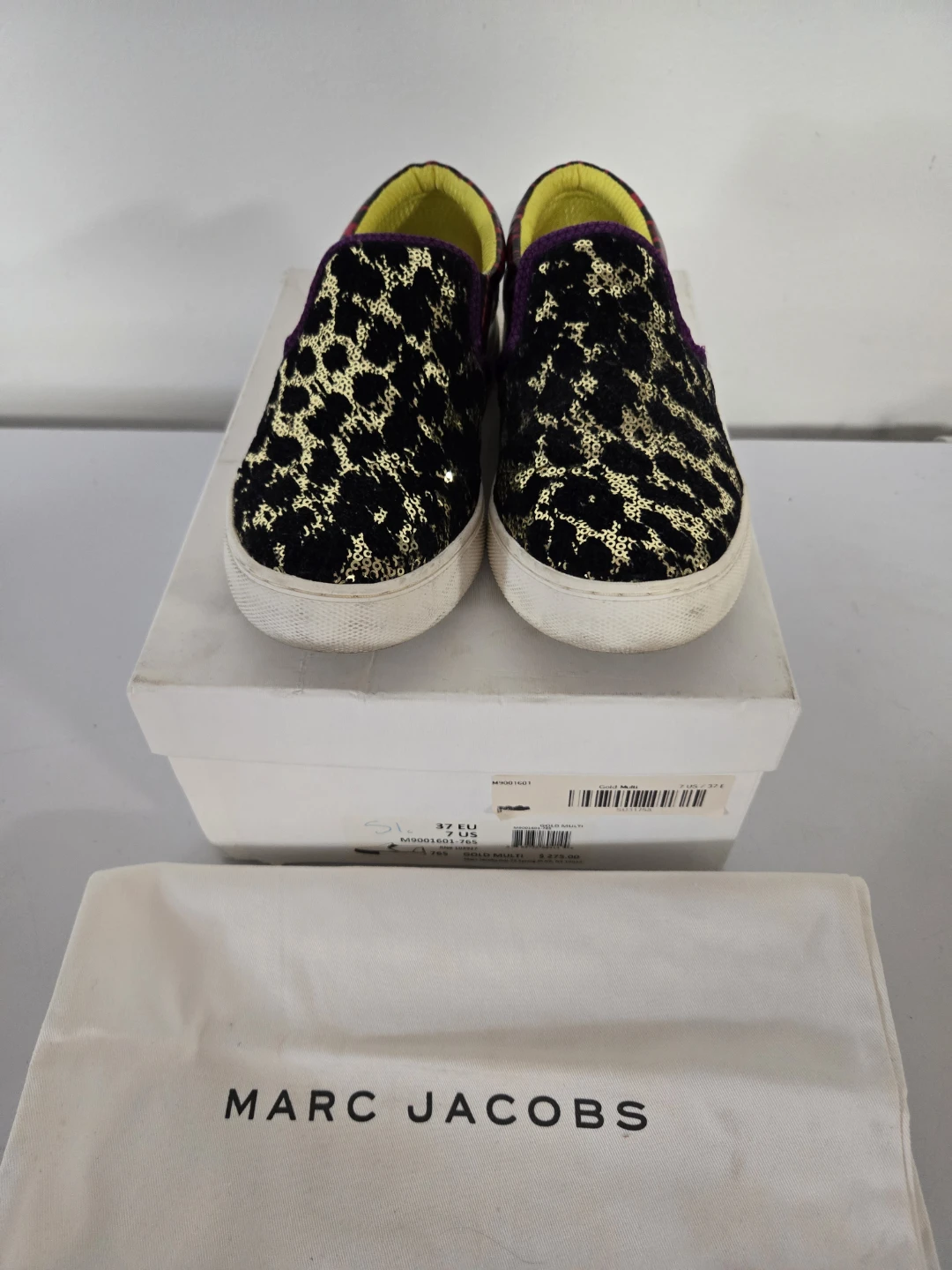 Marc Jacobs Slip-On Sneakers Size 37