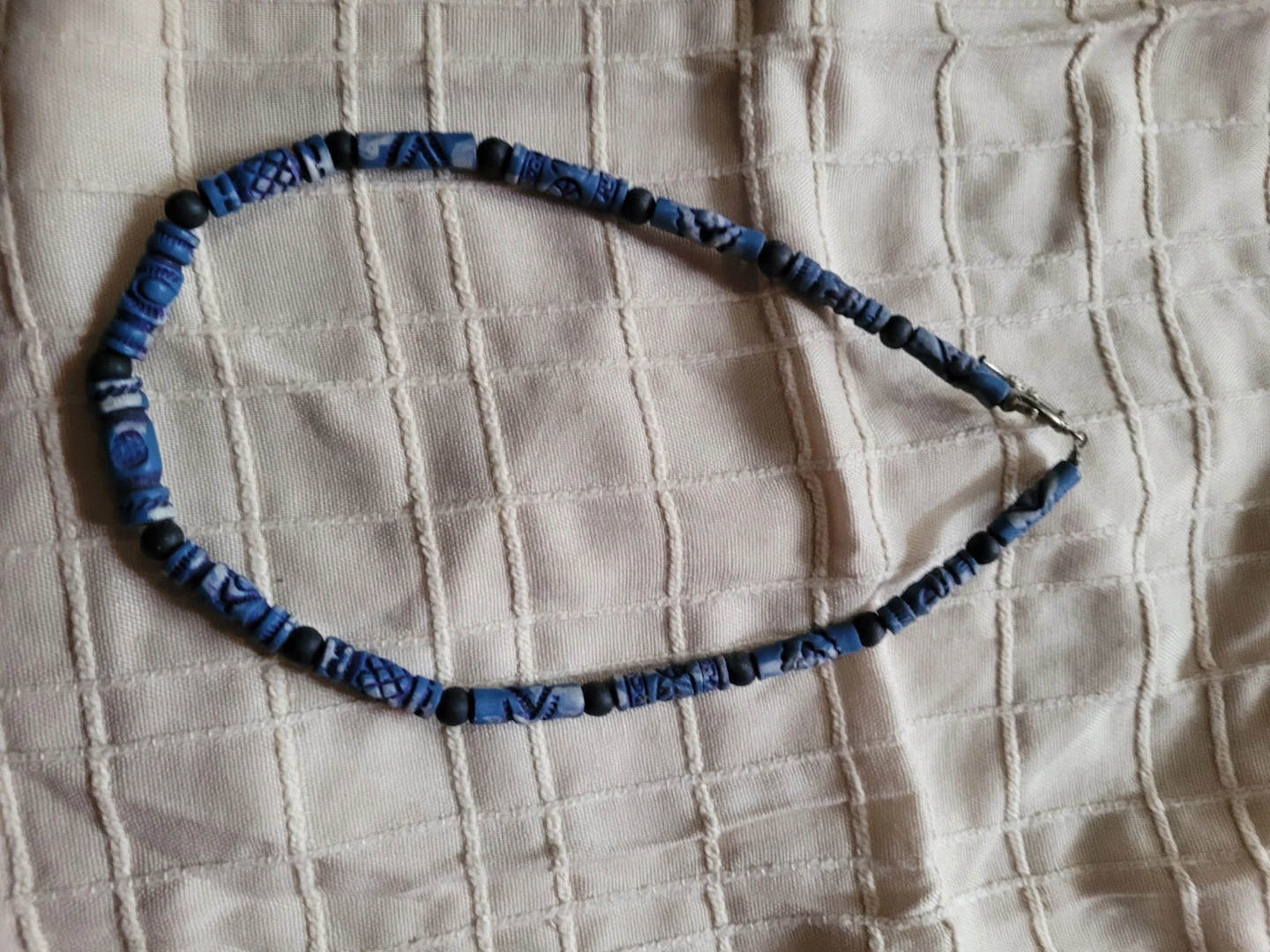 Blue Beaded Necklace