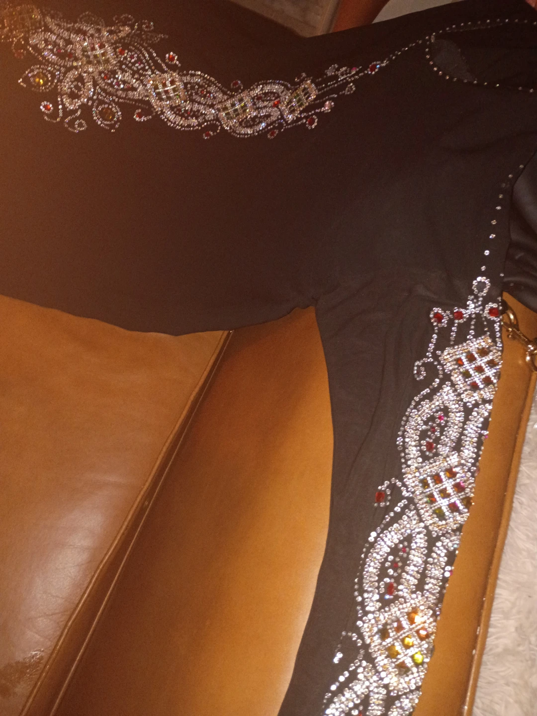 Black Abaya with Embellishments - photo 4