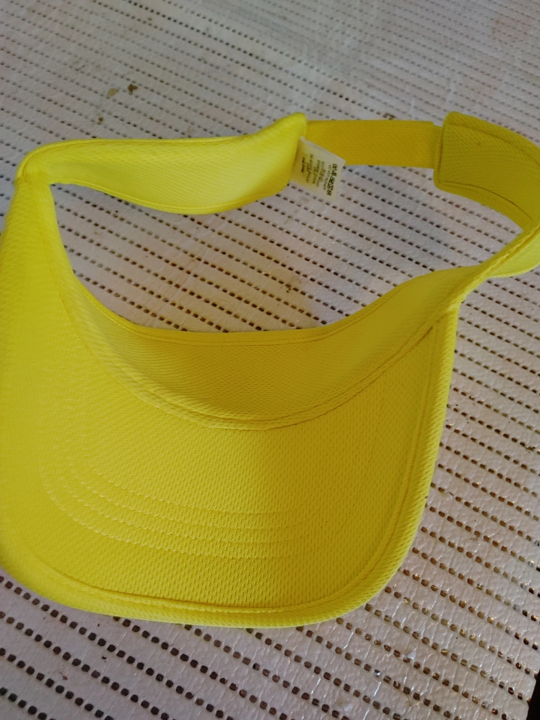 Yellow Fila Visor with BNP Paribas Logo - photo 2