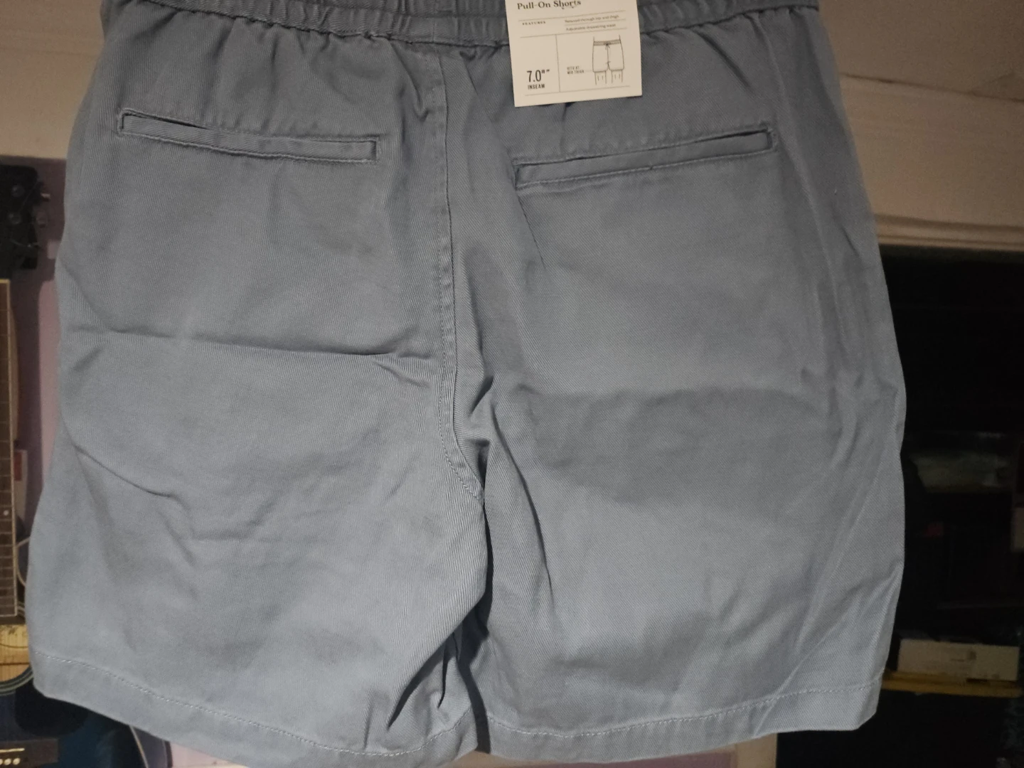 Vintage Pull-On Shorts Size M Blue - photo 3