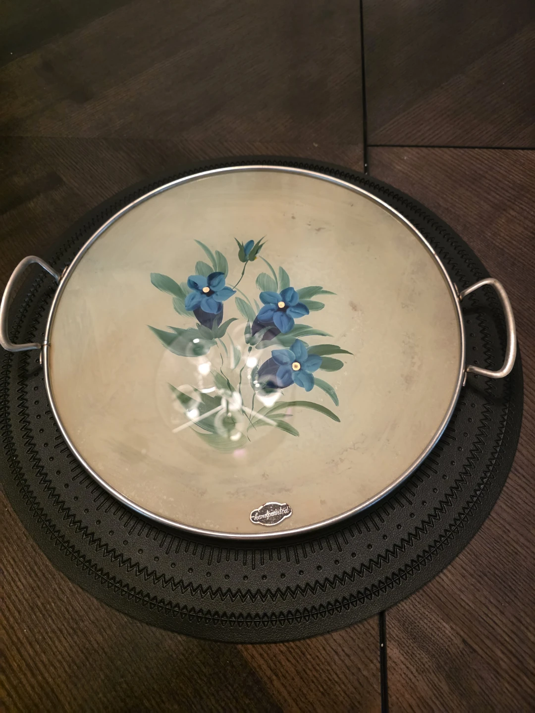 Vintage Germany Hand Painted Tray