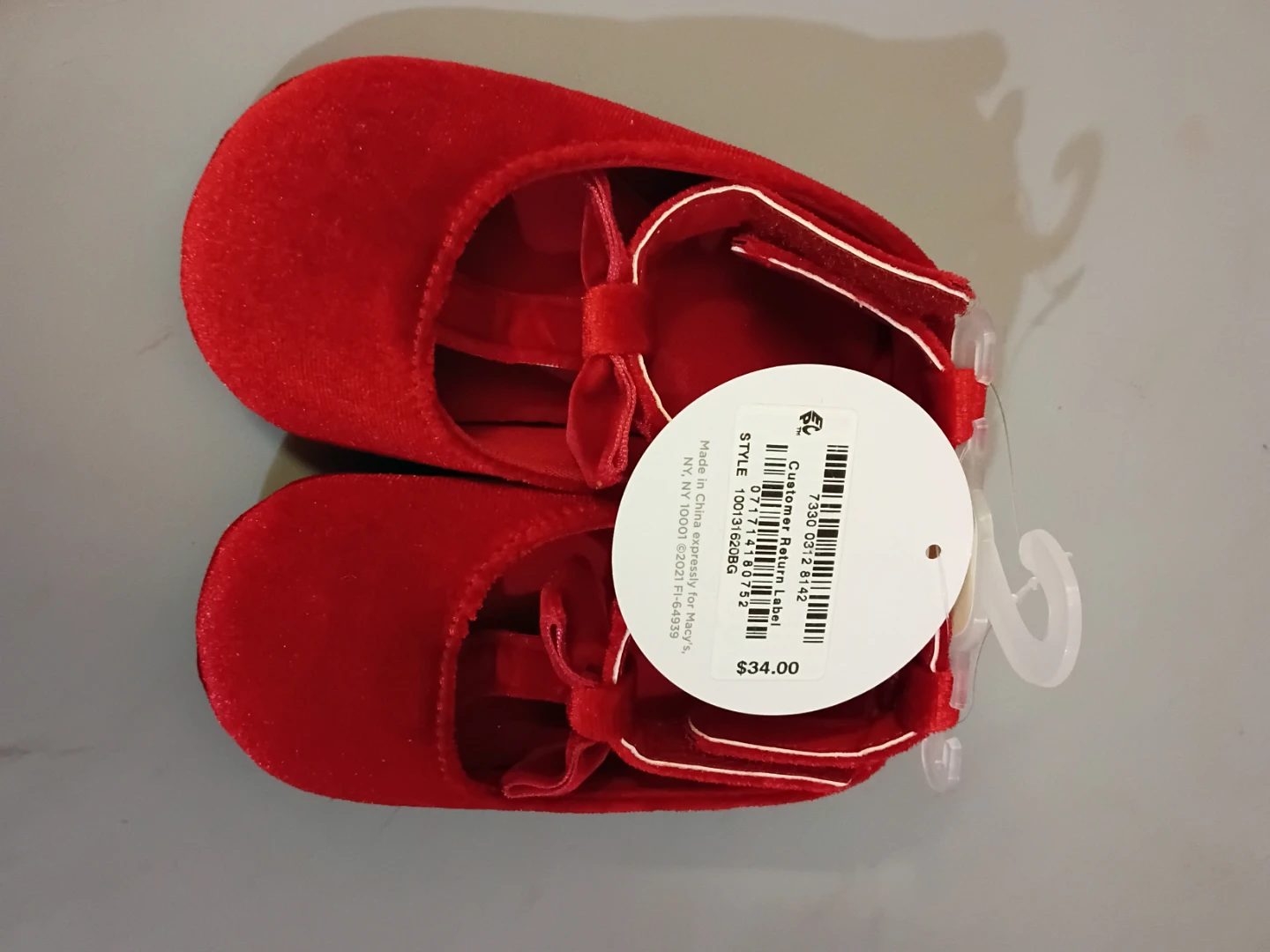 Red Baby Shoes 4c - photo 2