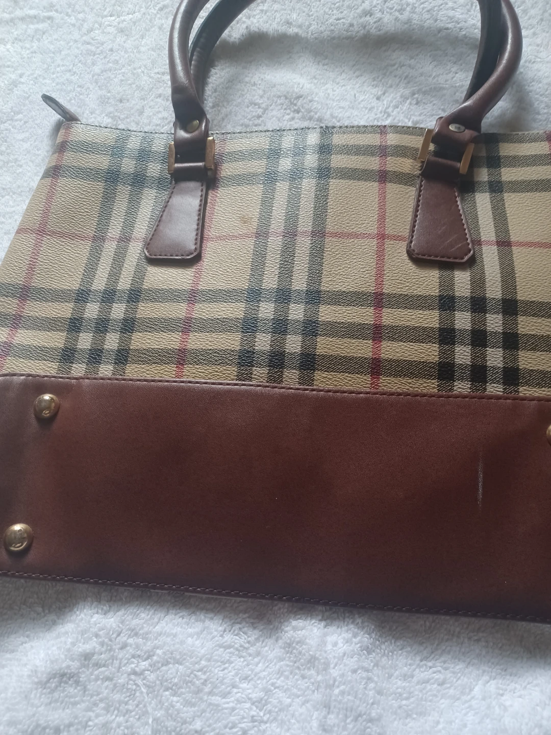 Burberry Classic Plaid Tote Bag - photo 5