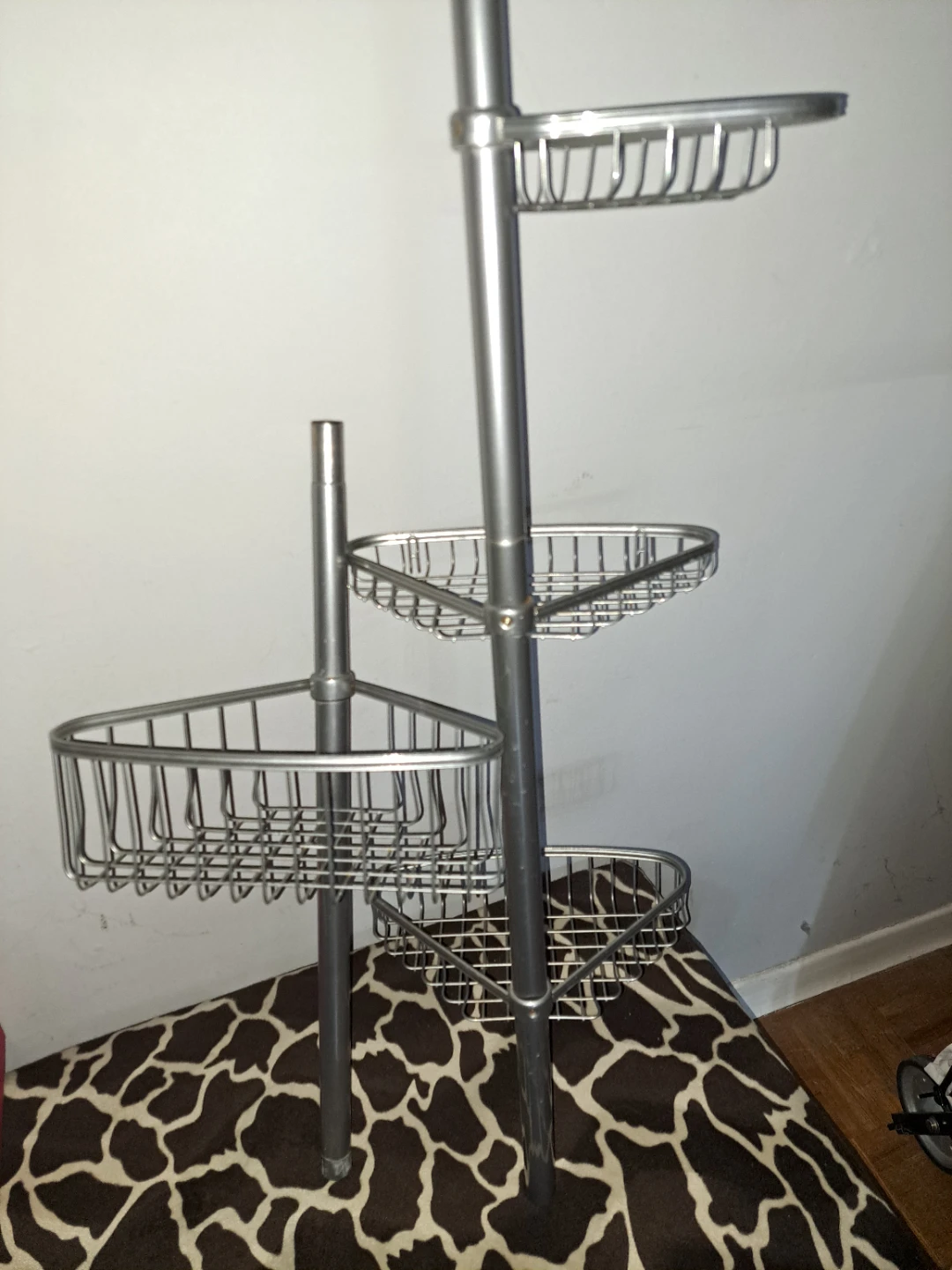 Tension Corner Shower Caddy 4 Tier Shelf - photo 2