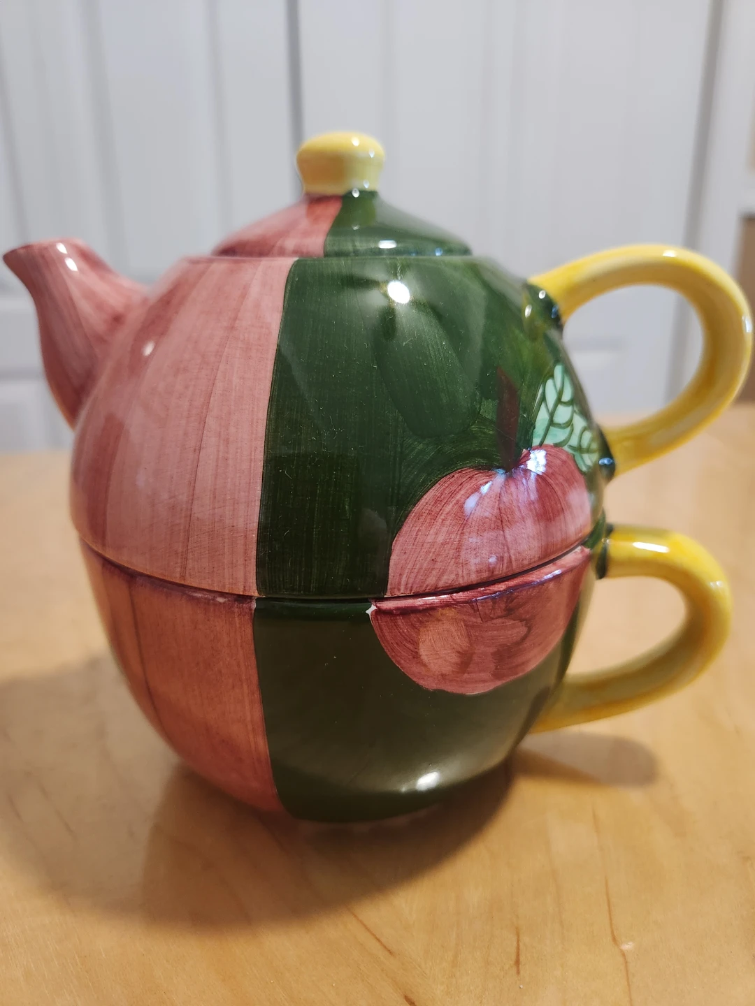 Country Inn Collection Hand Painted Teapot and Cup Set - photo 2