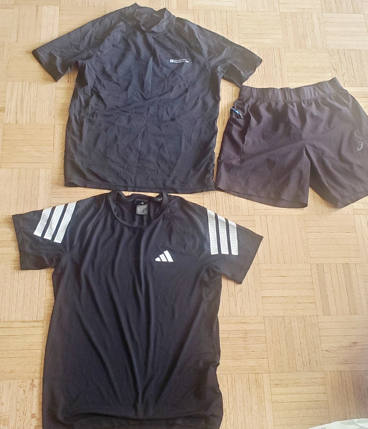 Men's Apparel Bundle: Adidas, Asics & Mountain