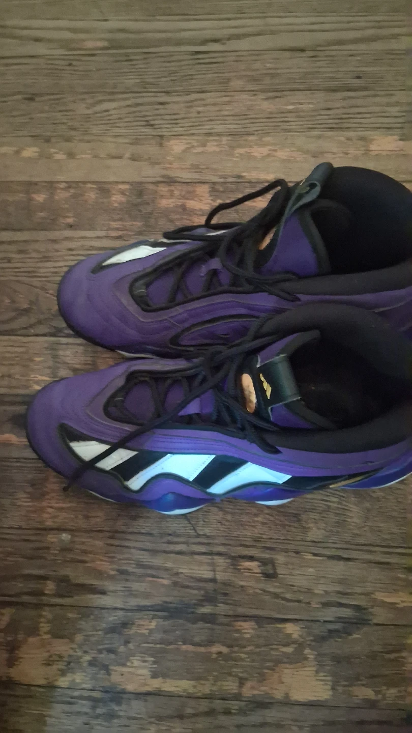 Adidas Purple Basketball Shoes - photo 3