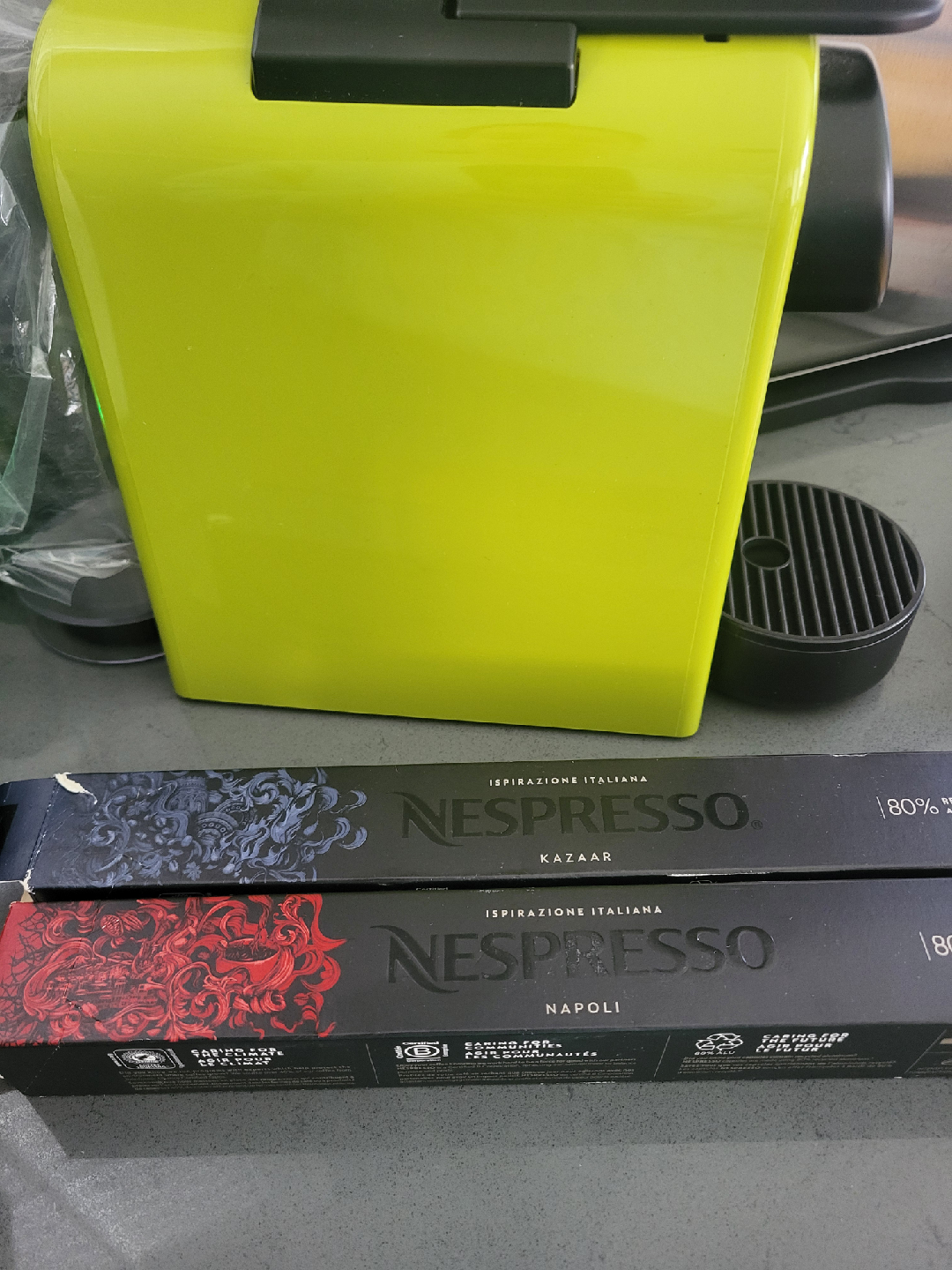 Nespresso Essenza Mini Lime Green Coffee Machine - photo 4