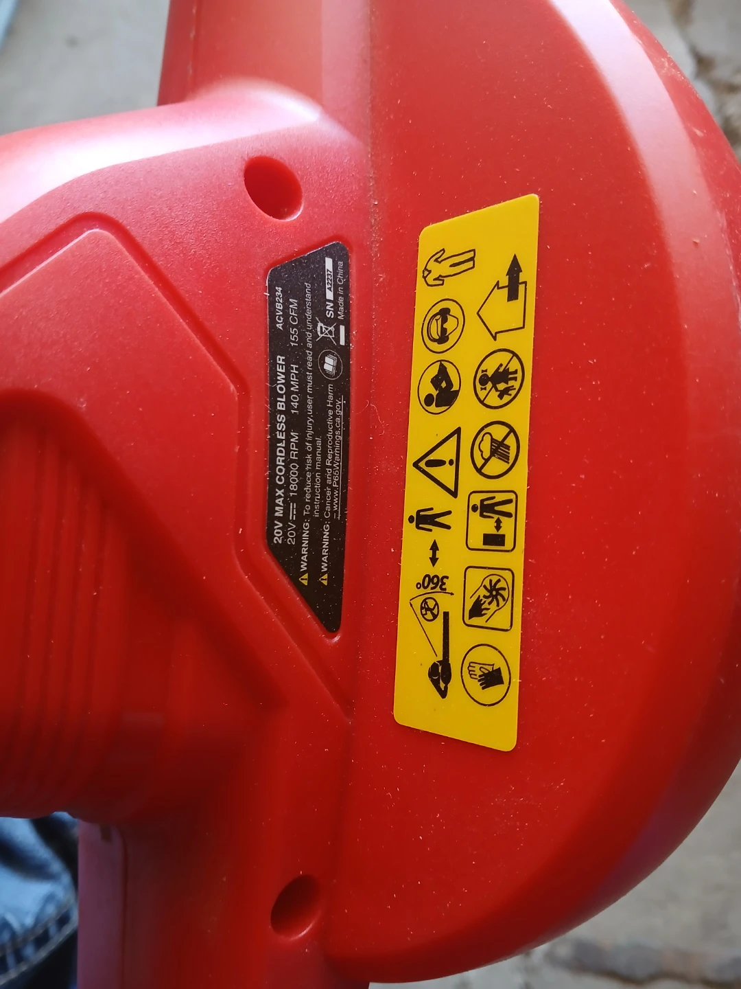Avid Power 20V MAX Cordless Blower - photo 3