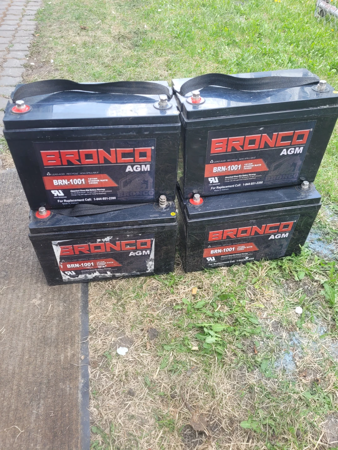 4 Bronco BRN-1001 AGM Solar Batteries - photo 2